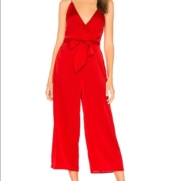 FIFTH THE LABEL Red jumpsuit - Picture 1 of 6